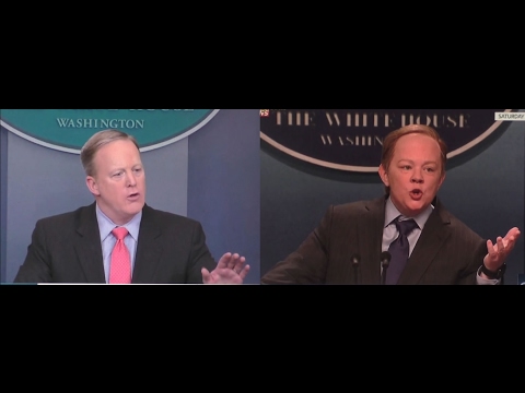 Sean Spicer vs 'SNL' Melissa McCarthy Press Secretary Parody