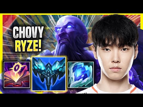 CHOVY BRINGS BACK RYZE! - GEN Chovy Plays Ryze MID vs Leblanc! | Season 2022