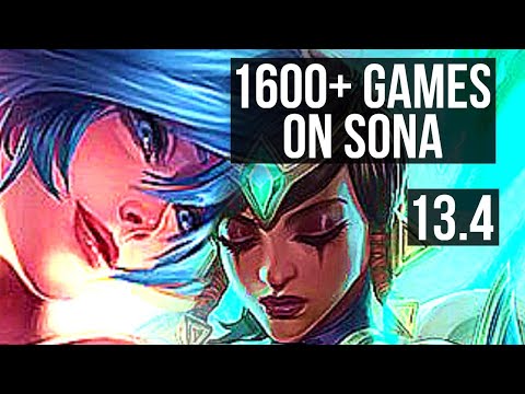 SONA & Lucian vs KARMA & Kai'Sa (SUP) | 0/1/16, 2.1M mastery, 1600+ games | KR Master | 13.4