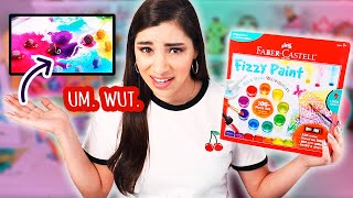 Painting With AMAZING Fizzy Paint