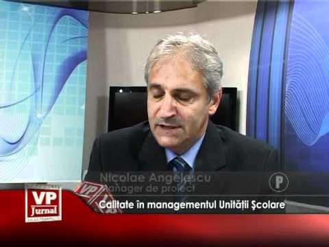 Calitate în managementul Unităţii Şcolare