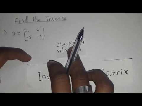 Inverse of a matrix 2 ( Rogaalka taxanaha )