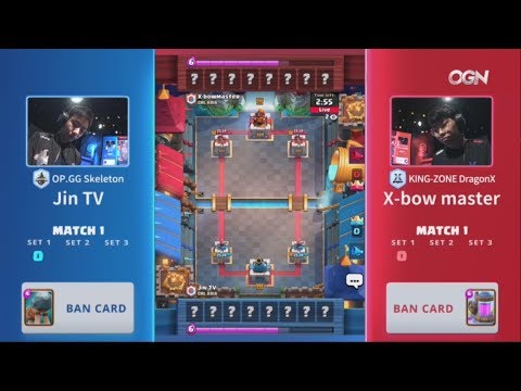 클래시로얄 리그 아시아 - 2주 2일차 OP.GG Skeleton vs KING-ZONE DragonX Set1