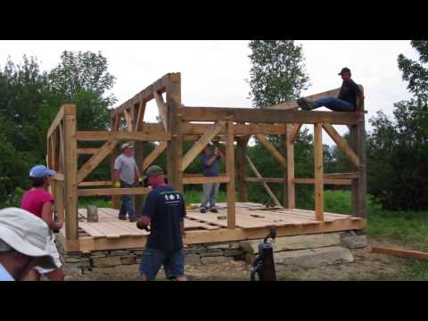 Timber Frame Barn Raising (Part 2)