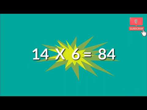 14-x1=14 Multiplication,Table of Fourteen Tables Song Multiplication Time of tables - MathsTables