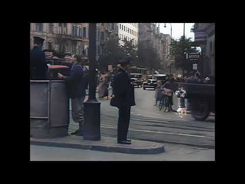 Amazing Stockholm Footage from 1936 in Colour! 🎥 OLD VIDEO FOOTAGE