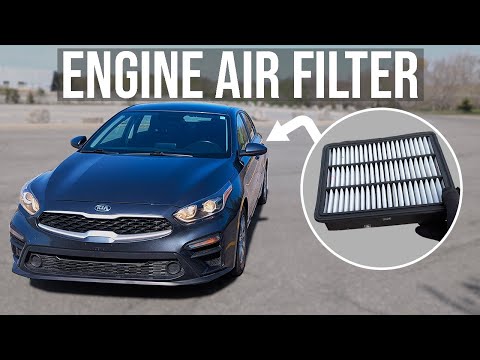 How to Replace Engine Air Filter - Kia Forte (2019-2024)