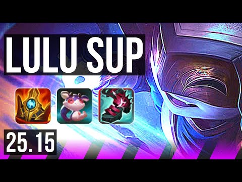 LULU & Jinx vs SORAKA & Aphelios (SUP) | KR Master | 25.15