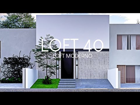 CASA TIPO LOFT 40 M2 | MODERNO LOFT 5 X 8M - GLE ARQUITECTURA