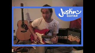 Open G Tuning (Songs Guitar Lesson RO-020) How to play