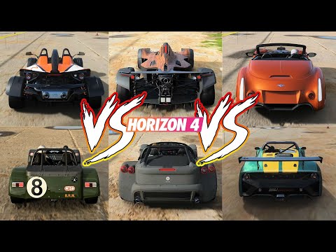 Forza Horizon 4 | Track Toys Drag Battle (convertible cars)