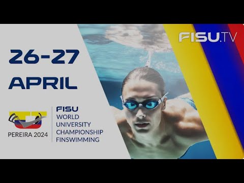 100m Bifins Men FISU World University Championship Finswimming 2024 – Pereira - Colombia
