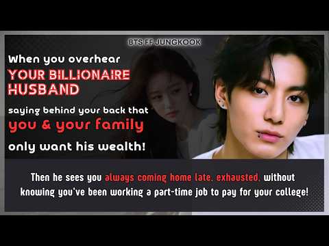 BTS FF Husband saying that U only want his wealth but he sees U always cominghome late Jungkook FF 3
