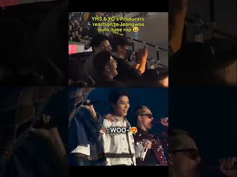 YHS reaction to 🐺's rap 😁 #treasure #jeongwoo #hyunsuk #ygentertainment #shorts #teume #fyp #kpop