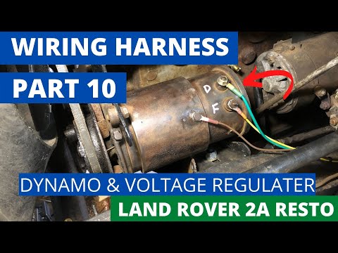 Wiring Part 10 - Dynamo Generator Regulator Delco Remy Lucas Land Rover Series 2A Restoration