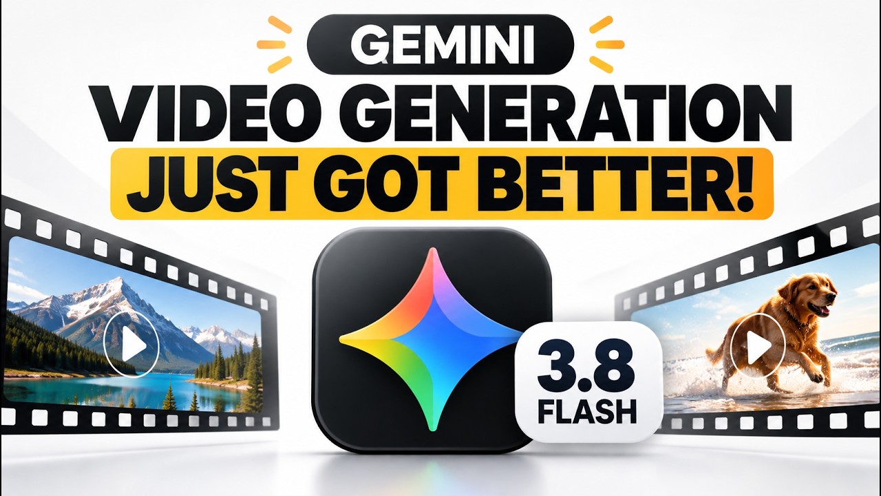 Gemini 3.8 Flash Just Got an INSANE Video Upgrade!