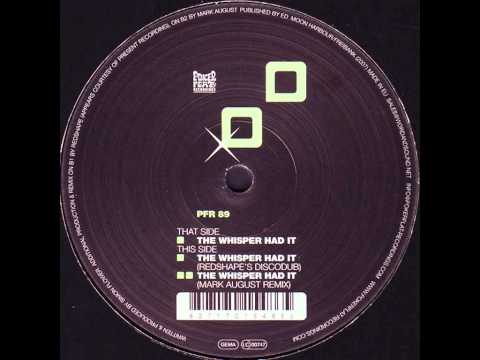 Simon Flower - The Whisper Had It ( Redshape's Discodub )
