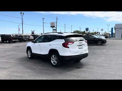 2024 GMC Terrain AWD SLE in White for sale at Lally Chevrolet Ltd. in Tilbury, ON