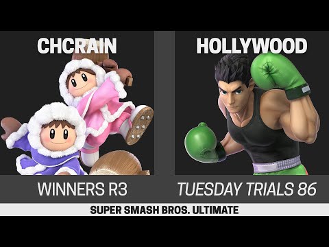 Tuesday Trials 86 SSBU Winners R3 - chcrain (Ice Climbers) vs Hollywood (Little Mac)