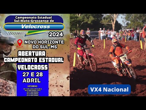 VX4 Nacional em Novo Horizonte do Sul pelo Sul-mato-grossense de Velocross 2024