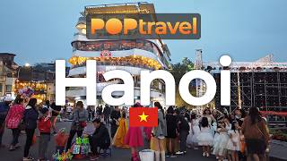 HANOI, Vietnam - Evening walk to Old Quarter - 4K