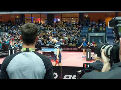 Matchball Timo Boll - Patrick Franziska NDM 2019 Wetzlar