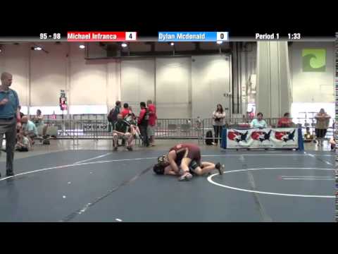 NOVICE 95 - 98 - Michael Infranca vs. Dylan Mcdonald