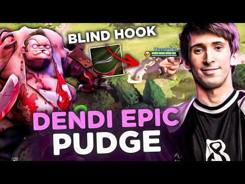 Dendi 200 IQ Next Level Pudge Epic Blind Hooks - Best Patch for Dendi Pudge Dota 2