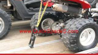preview picture of video 'ATV Trailer Tie Down System for ATV Trailering & Snowmobile Trailers'