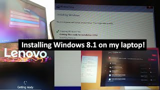 Installing Windows 8.1 on my laptop!