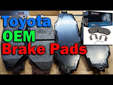 OEM Toyota Brake Pads - Akebono ProACT ACT1211A for Rav4