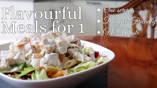 5 flavourful meals for 1 | Quick, easy, no-waste, & budget-friendly