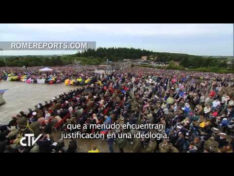 Francisco clama contra la III Guerra Mundial 