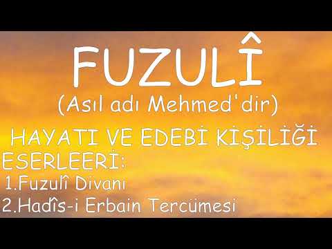 FUZULÎ - LIFE AND LITERATURE PERSONALITY - WORKS - Fuzulî Divanı - Translation of Hadîs-i Erbain
