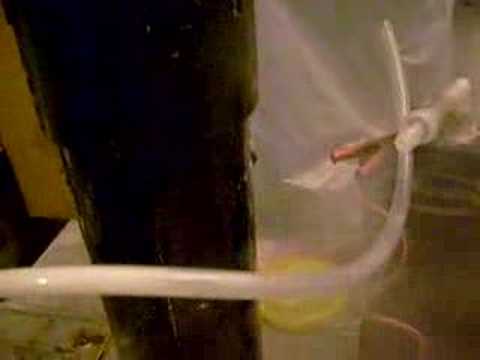 ALKIS  ELECTROLYZER 11 --  9-24-07 we can see the hydrogen