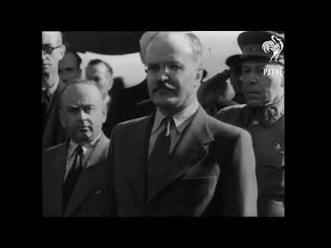 USA and United Kingdom Visit Soviet Union (1942) - Anthems
