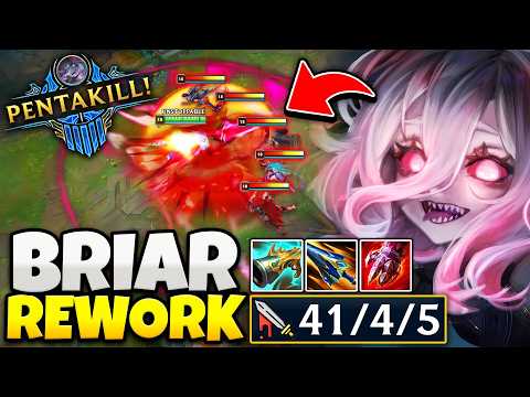 I DROPPED 41 KILLS WITH THE NEW REWORKED BRIAR! (120K DAMAGE, 1V5 PENTAKILL)