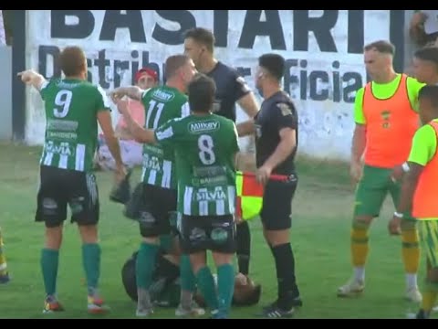 ❌ Agresión a árbitros de Concordia en Defensores de #Salto 0-2 Gimnasia de #Chivilcoy #Regional