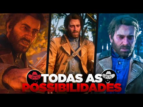 Red Dead Redemption 2 - Os 4 finais e suas possibilidades (Com cutscenes secretas)