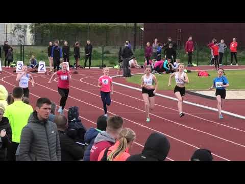 100m kobiet bieg 4 - Środa Wielkopolska 5.05.2019