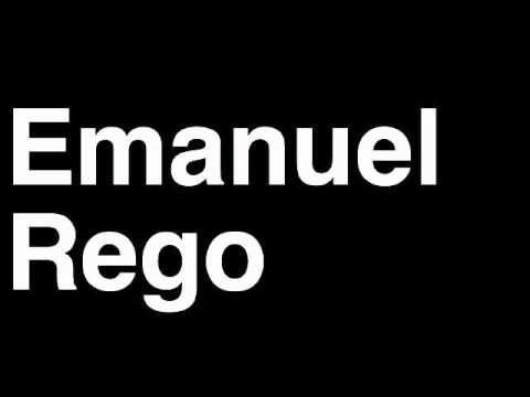 How to Pronounce Emanuel Rego Brazil Silver Medal Beach Volleyball London 2012 Olympics Video