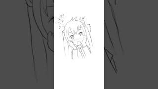 【片思い】はにかんだひとの歌  (漫画 Ver.) feat.初音ミク #Shorts