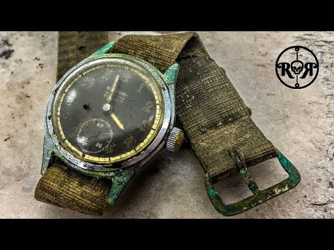 Restoration of a rare vintage ww2 military watch - nickel and chrome plating - Sanford AS1123
