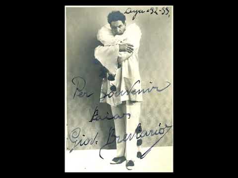 Giovanni Breviario [1891 - 1982]: «Recitar... Vesti la giubba» (disco Cetra n° 2-70024 del 1937)