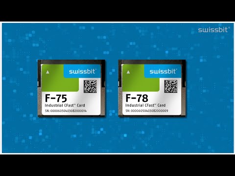 Swissbit | Industrial CFast Series F-75 & F-78 | Product Introduction