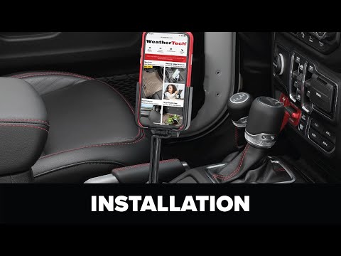 WeatherTech CupFone®: Extension Installation