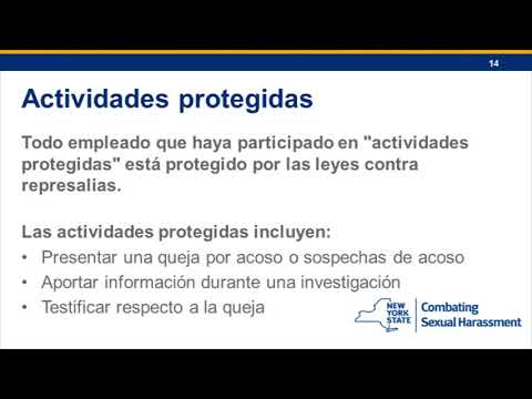 Sexual Harassment Prevention Training Part 1: Español (Spanish)