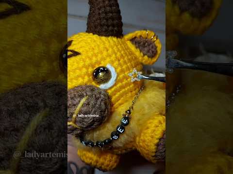 BeePhomet 🐝 #crochet #amigurumi #baphomet #goth #cute #bee #ganchillo