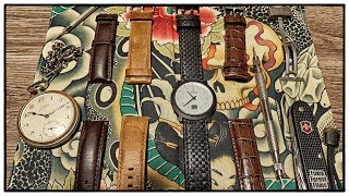 Alte Junghans Mega Solar Ceramic Uhr bekommt ein neues Armband spendiert (Piero Magli Watch Straps)