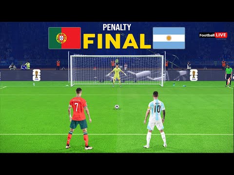 Portugal vs. Argentina - Penalty Shootout - Final FIFA World Cup 2026 | Ronaldo vs Messi | PES
